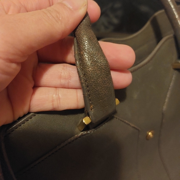 YSL 2 way-mini cabas bag in grey - Picture 12 of 17